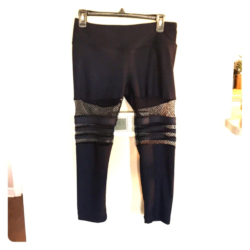 Navy blue fitness leggings
